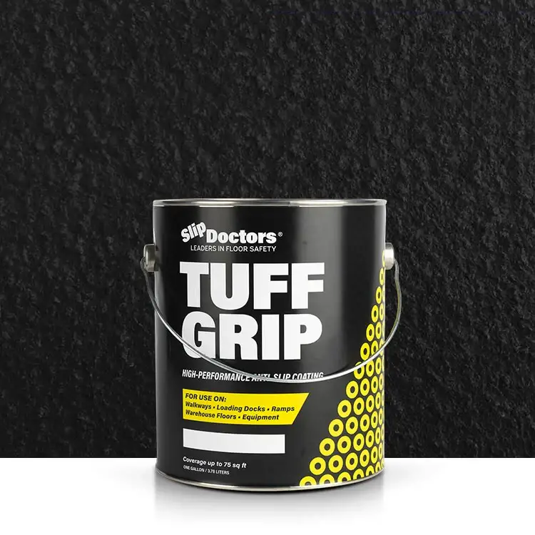 Tuff Grip or Tuff Grip Extreme - Aggressive Traction Non-Skid Floor Paint by SlipDoctors