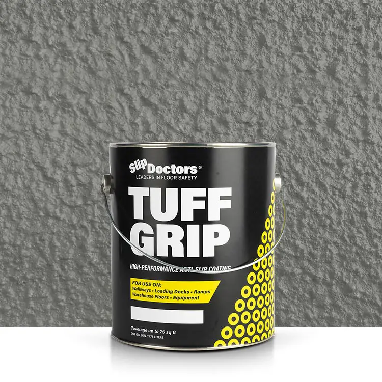 Tuff Grip or Tuff Grip Extreme - Aggressive Traction Non-Skid Floor Paint by SlipDoctors