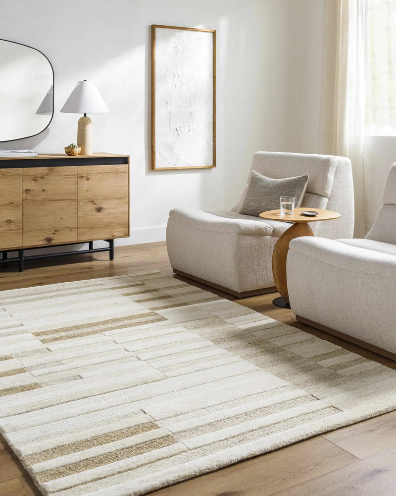 Tavia Broken-Striped Area Rug by Boutique Rugs