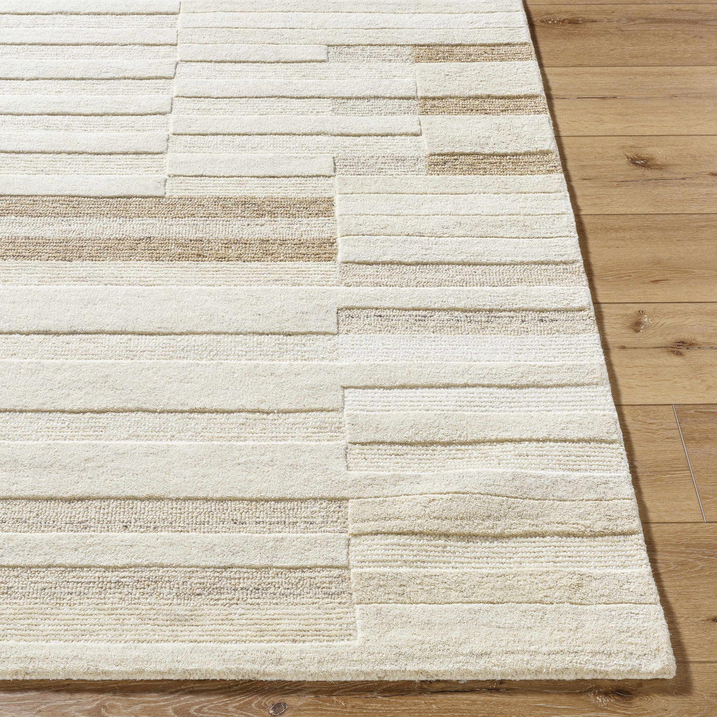 Tavia Broken-Striped Area Rug by Boutique Rugs