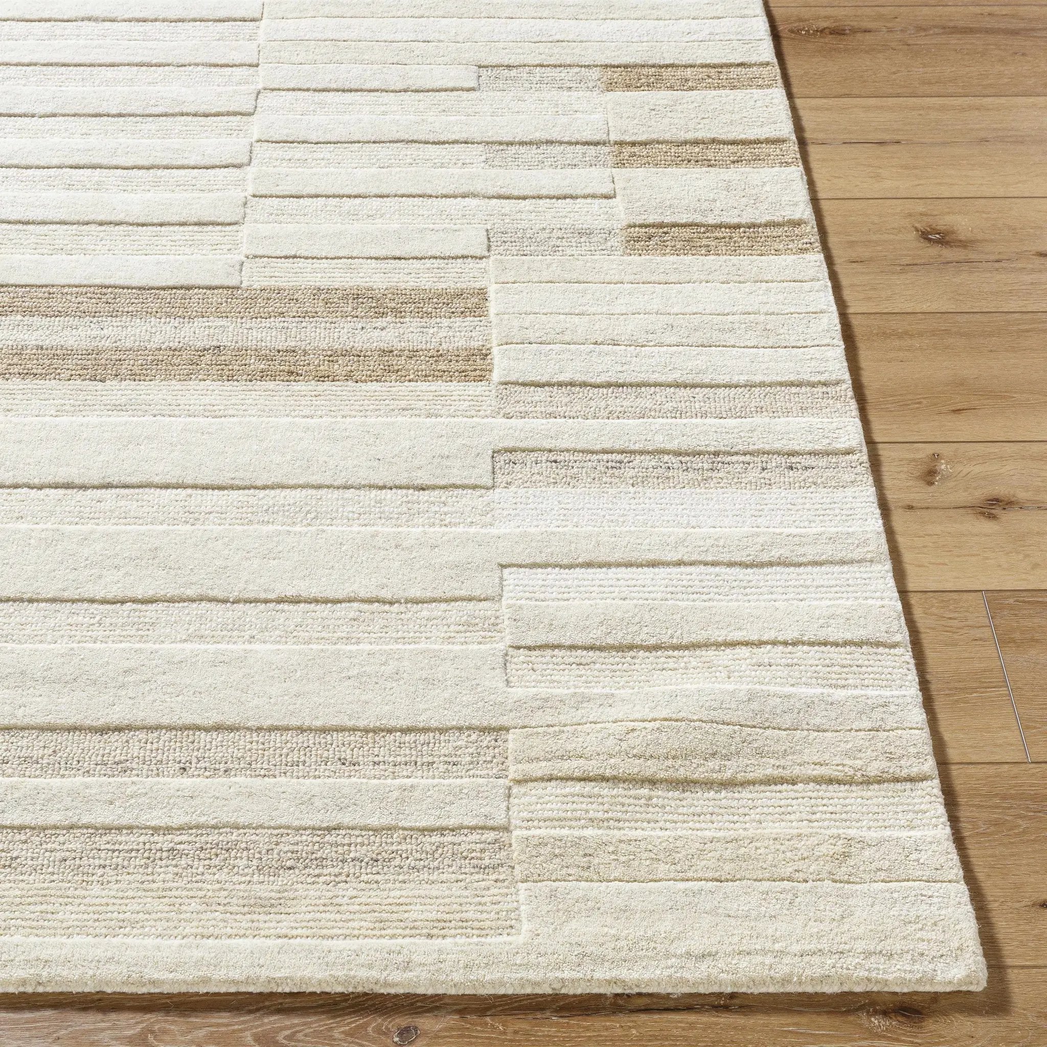 Tavia Broken-Striped Area Rug by Boutique Rugs