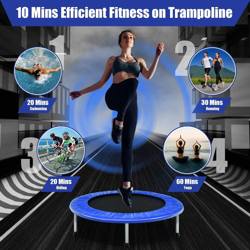 38 Inch Mini Folding Trampoline Portable by DirectDeals