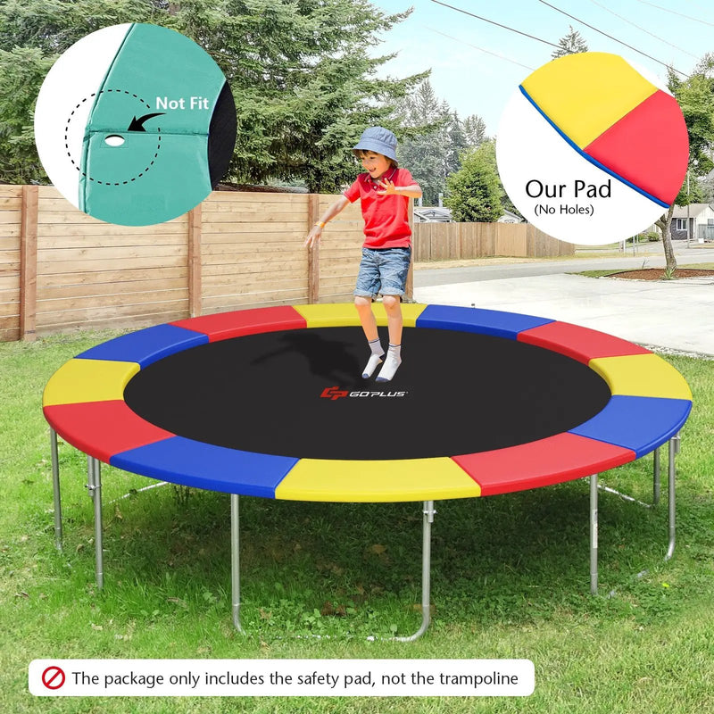 12 Feet Waterproof and Tear-Resistant Universal Trampoline Safety Pad Spring Cover by DirectDeals