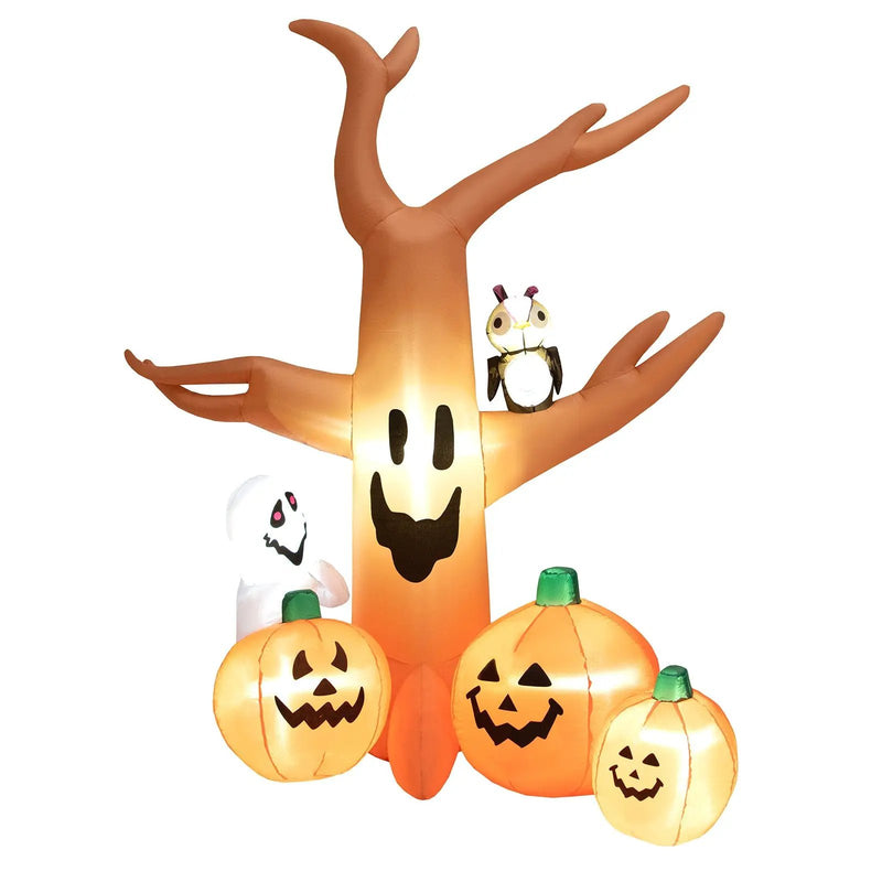 8 Feet Halloween Inflatable Dead Tree with LED Lights by DirectDeals