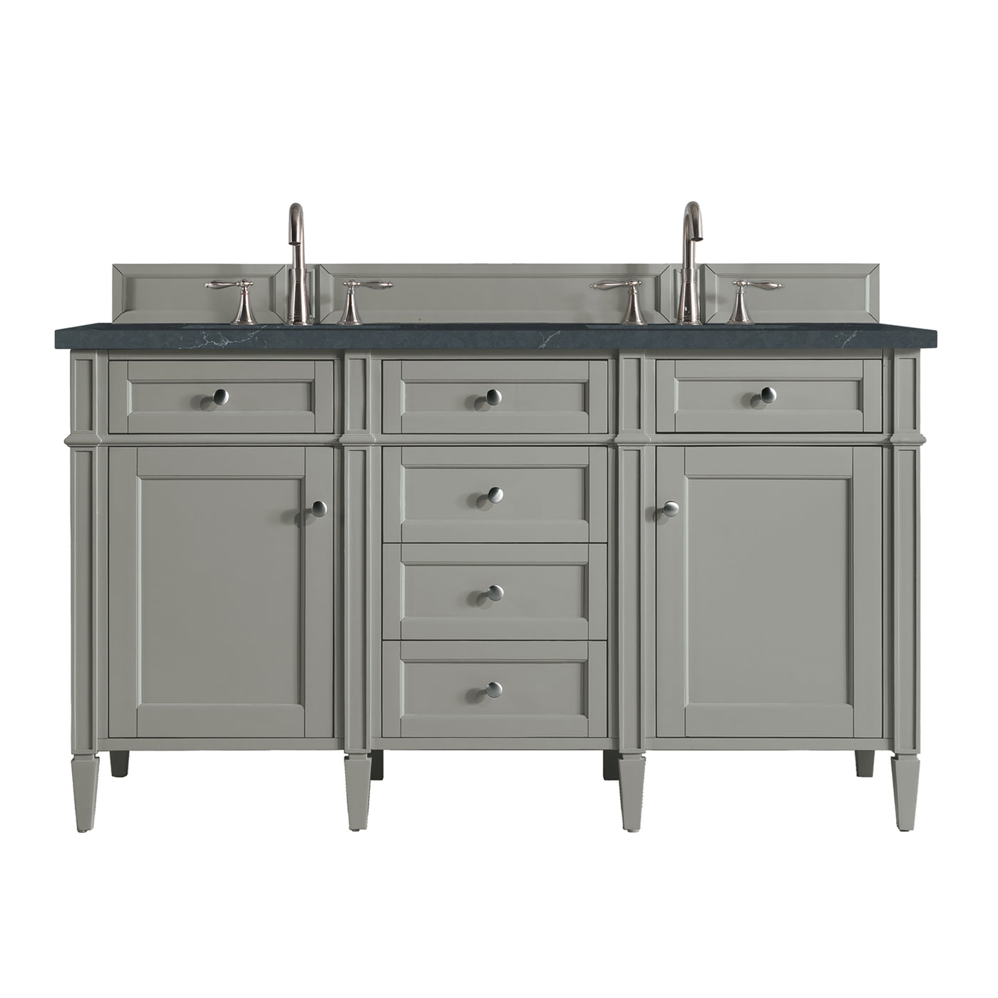 James Martin Brittany 60" Double Bathroom Vanity, Urban Gray by James Martin
