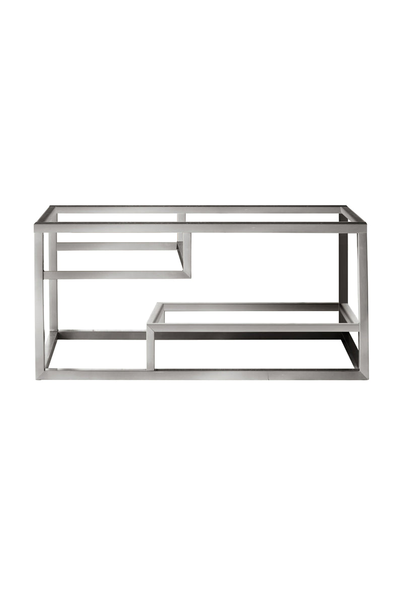 James Martin Columbia 36" Metal Base, Brushed Nickel by James Martin