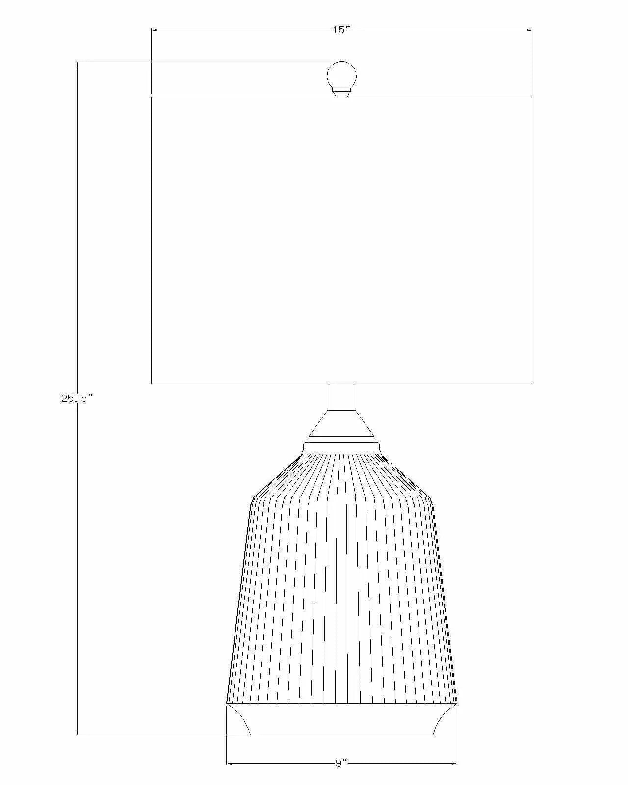 Tramutola White Table Lamp by Boutique Rugs