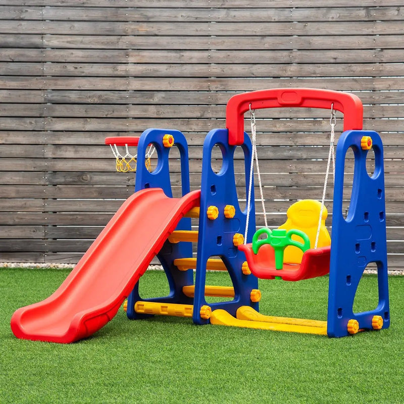 3-in-1 Junior Children Climber Slide Playset by DirectDeals