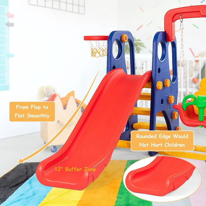 3-in-1 Junior Children Climber Slide Playset by DirectDeals