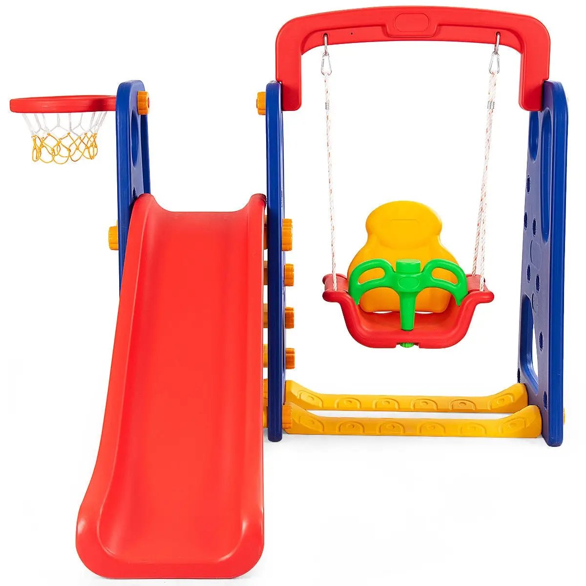 3-in-1 Junior Children Climber Slide Playset by DirectDeals