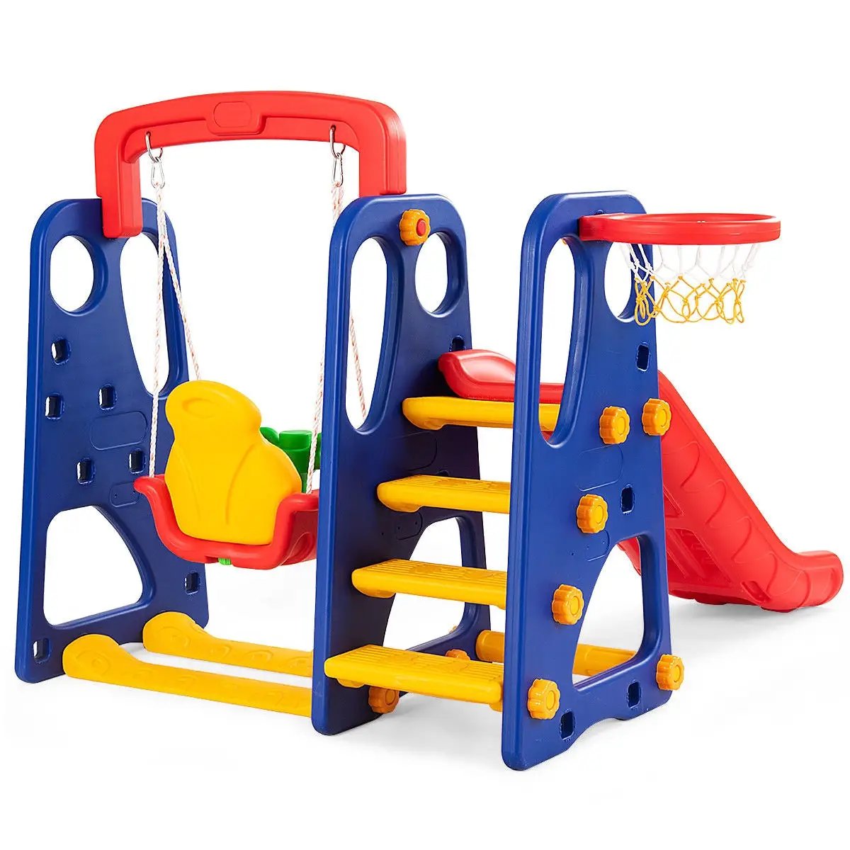 3-in-1 Junior Children Climber Slide Playset by DirectDeals
