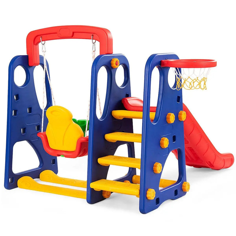 3-in-1 Junior Children Climber Slide Playset by DirectDeals