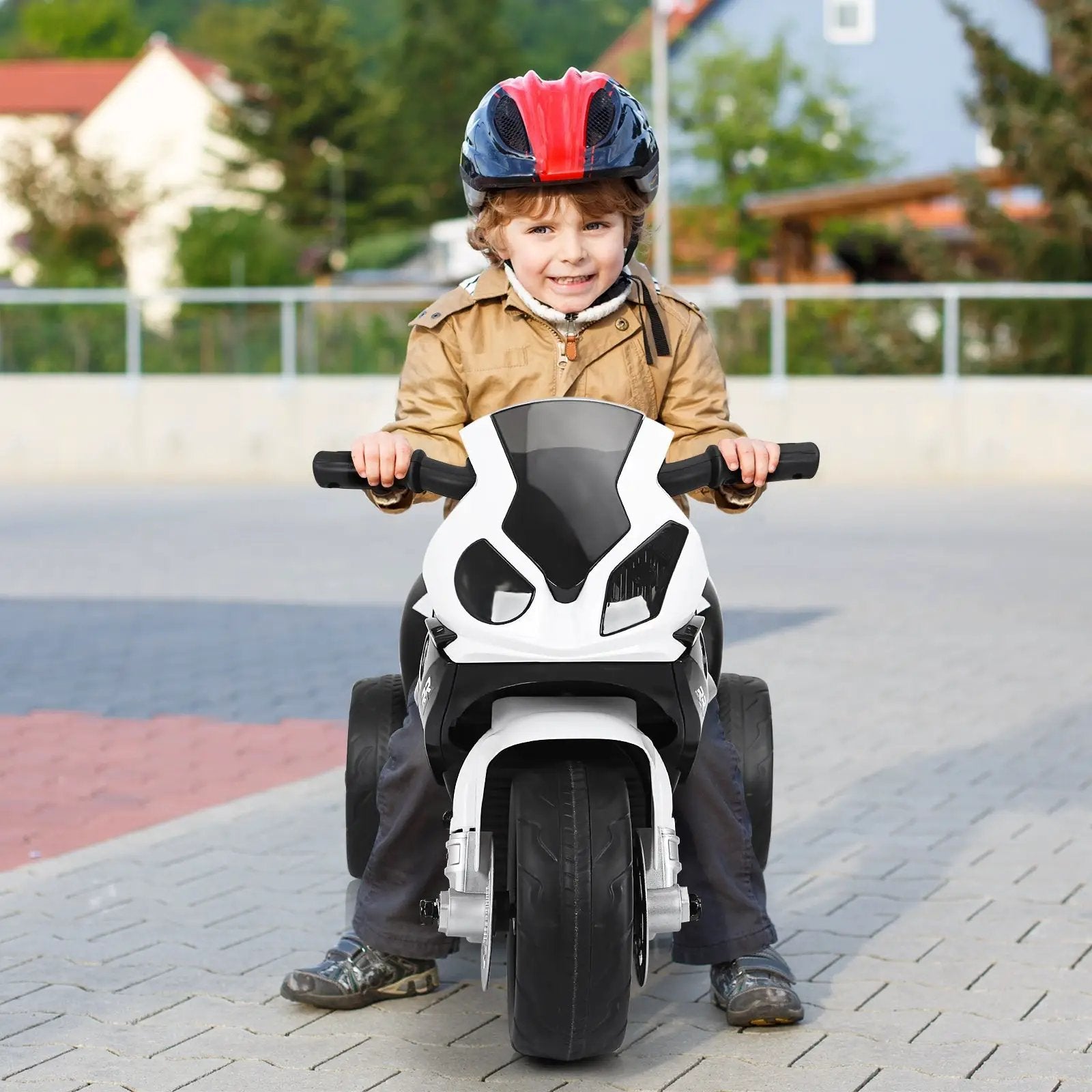 6V Kids 3 Wheels Riding BMW Licensed Electric Motorcycle by DirectDeals
