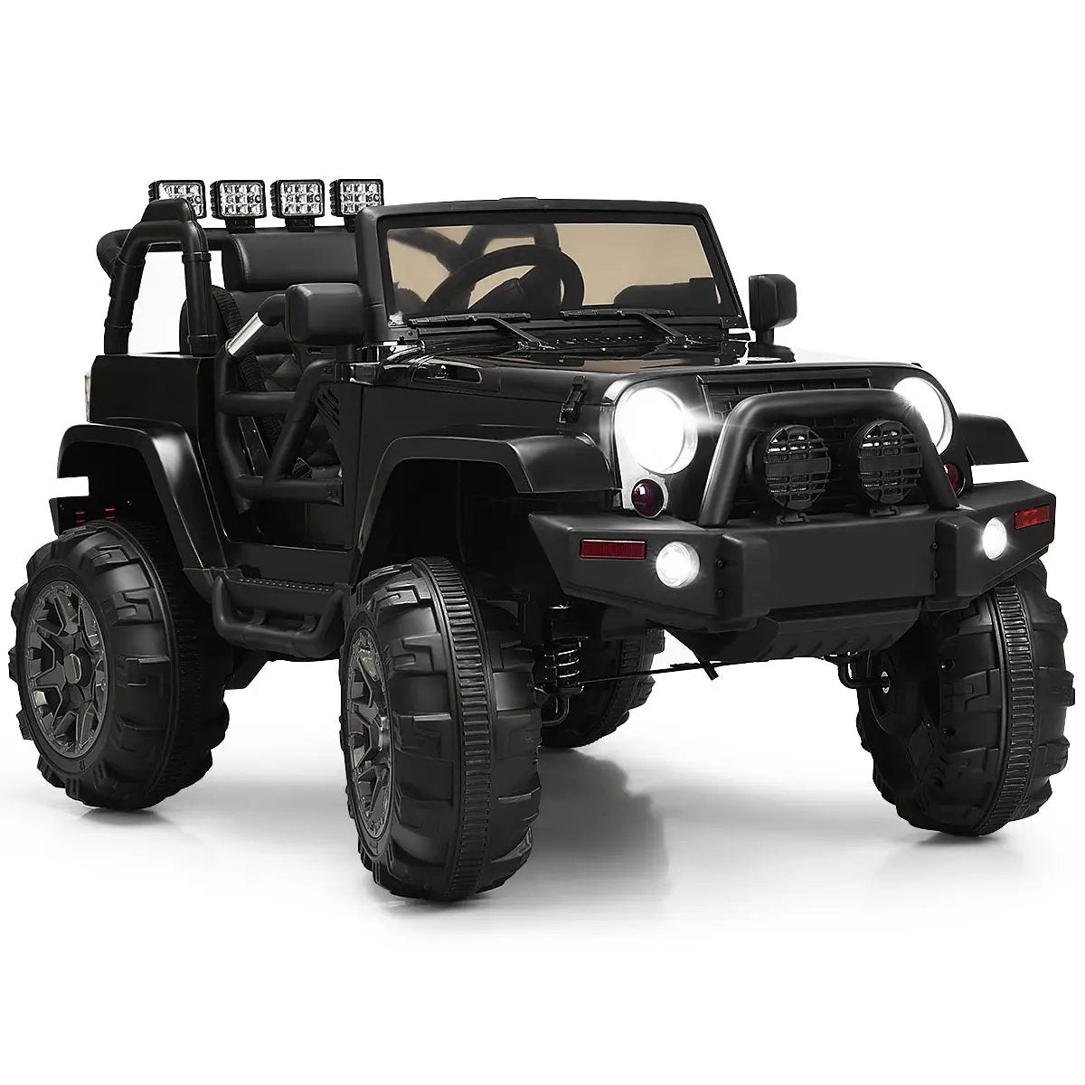 12V Kids Remote Control Riding Truck Car with LED Lights by DirectDeals
