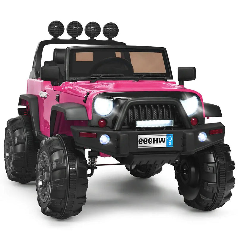 12V Kids Ride On Truck with Remote Control and Double Magnetic Door by DirectDeals