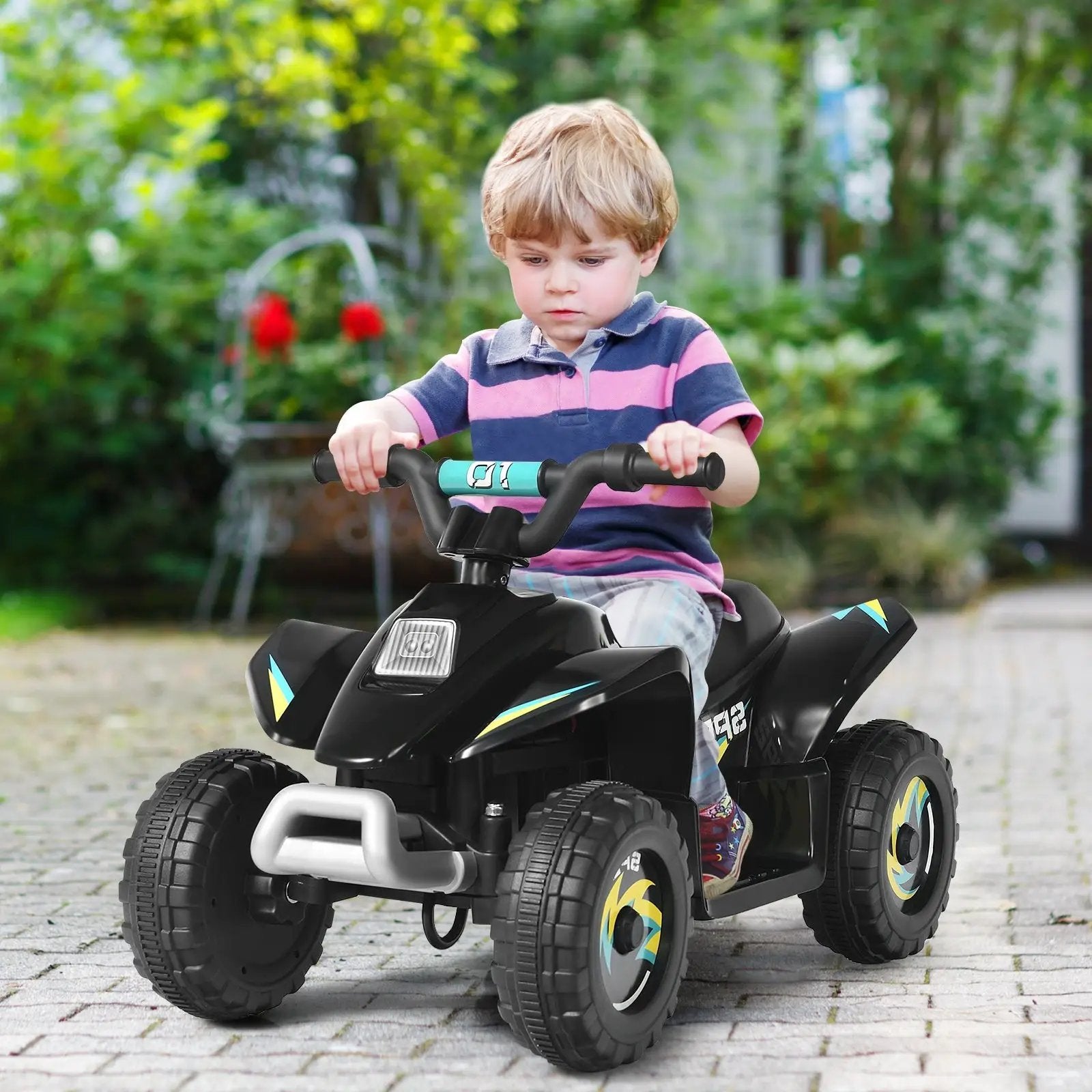 6V Kids Electric ATV 4 Wheels Ride-On Toy by DirectDeals