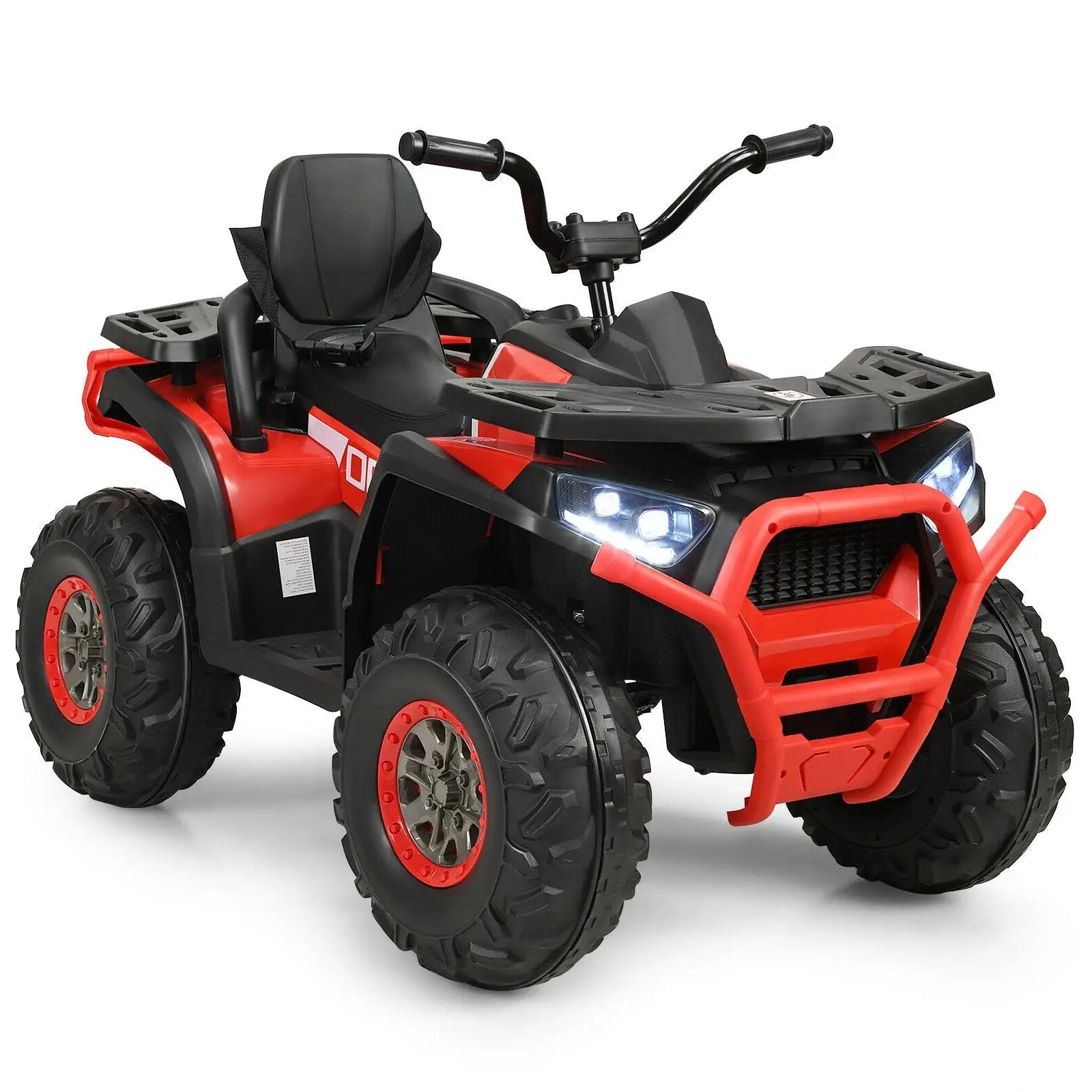 12 V Kids Electric 4-Wheeler ATV Quad with MP3 and LED Lights by DirectDeals