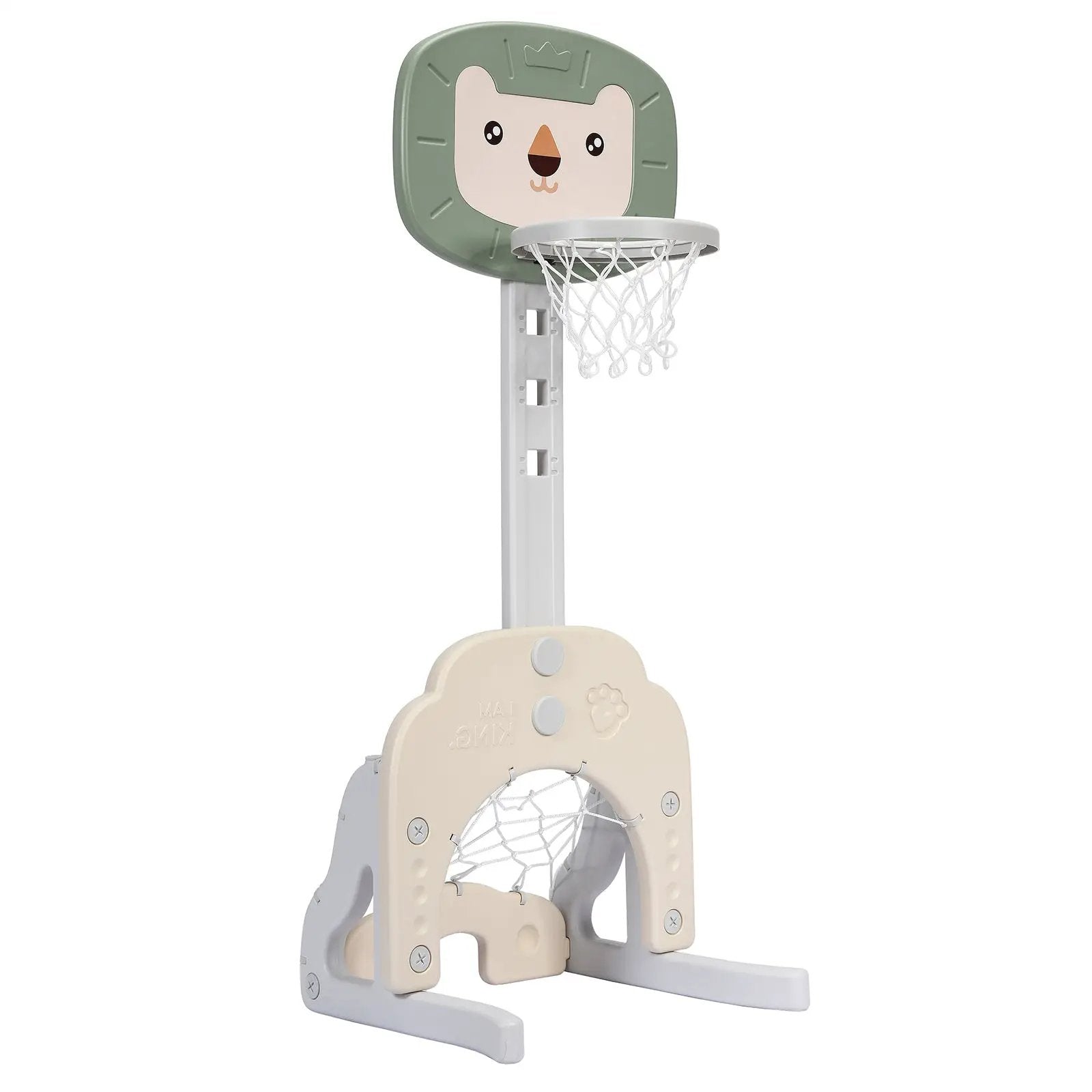 3-in-1 Adjustable Kids Basketball Hoop Sports Set by DirectDeals