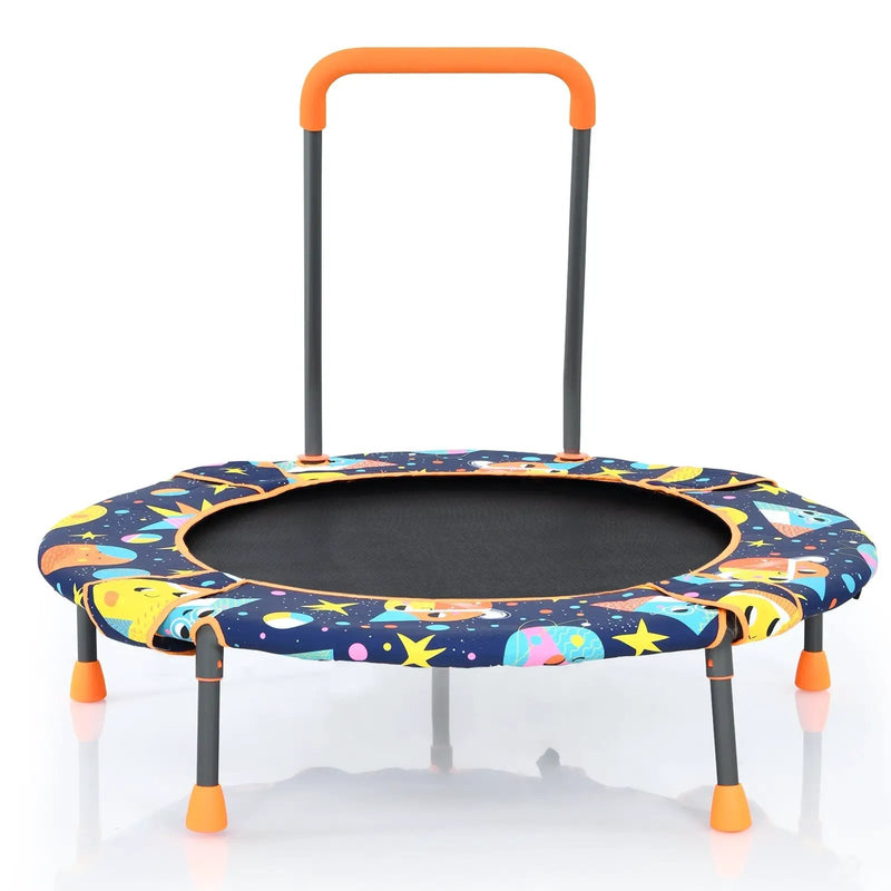 Convertible Swing and Trampoline Set with Upholstered Handrail by DirectDeals