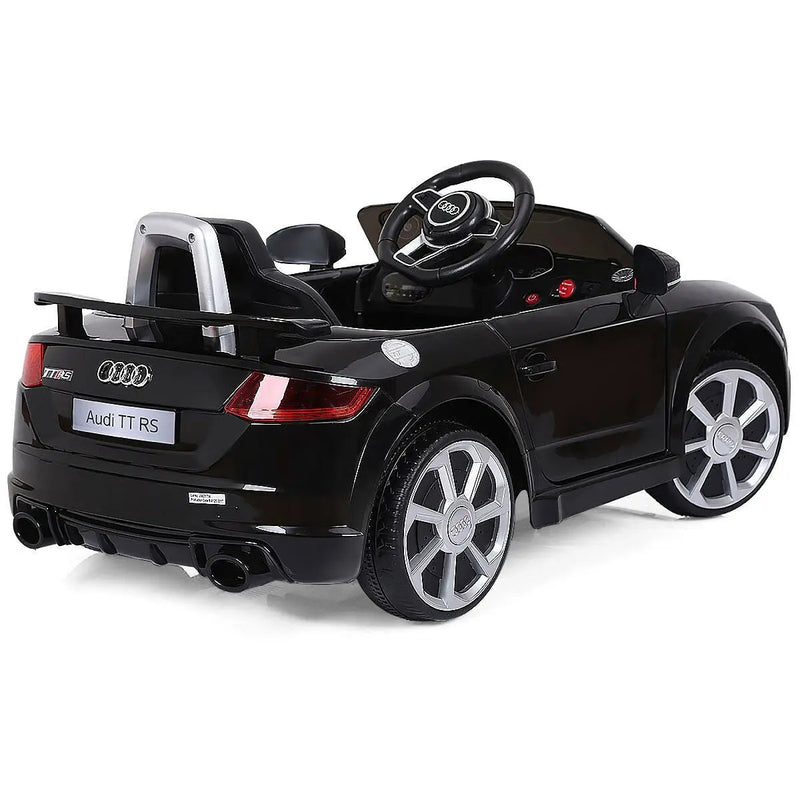 12V Kids Electric Ride on Car with Remote Control and Music Function-Black by DirectDeals