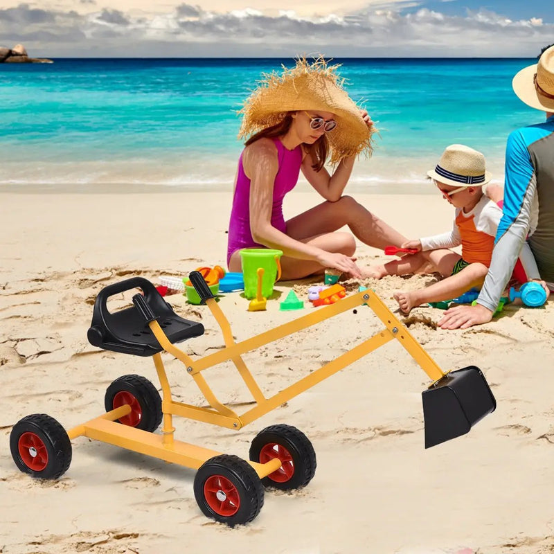 Heavy Duty Kid Ride-on 4-Wheel Excavator Sand Digger by DirectDeals