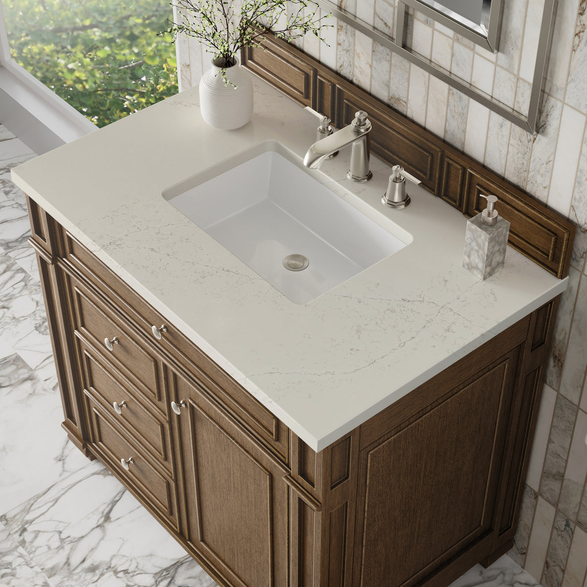 James Martin Bristol 36" Single Bathroom Vanity, Saddle Brown, view 40