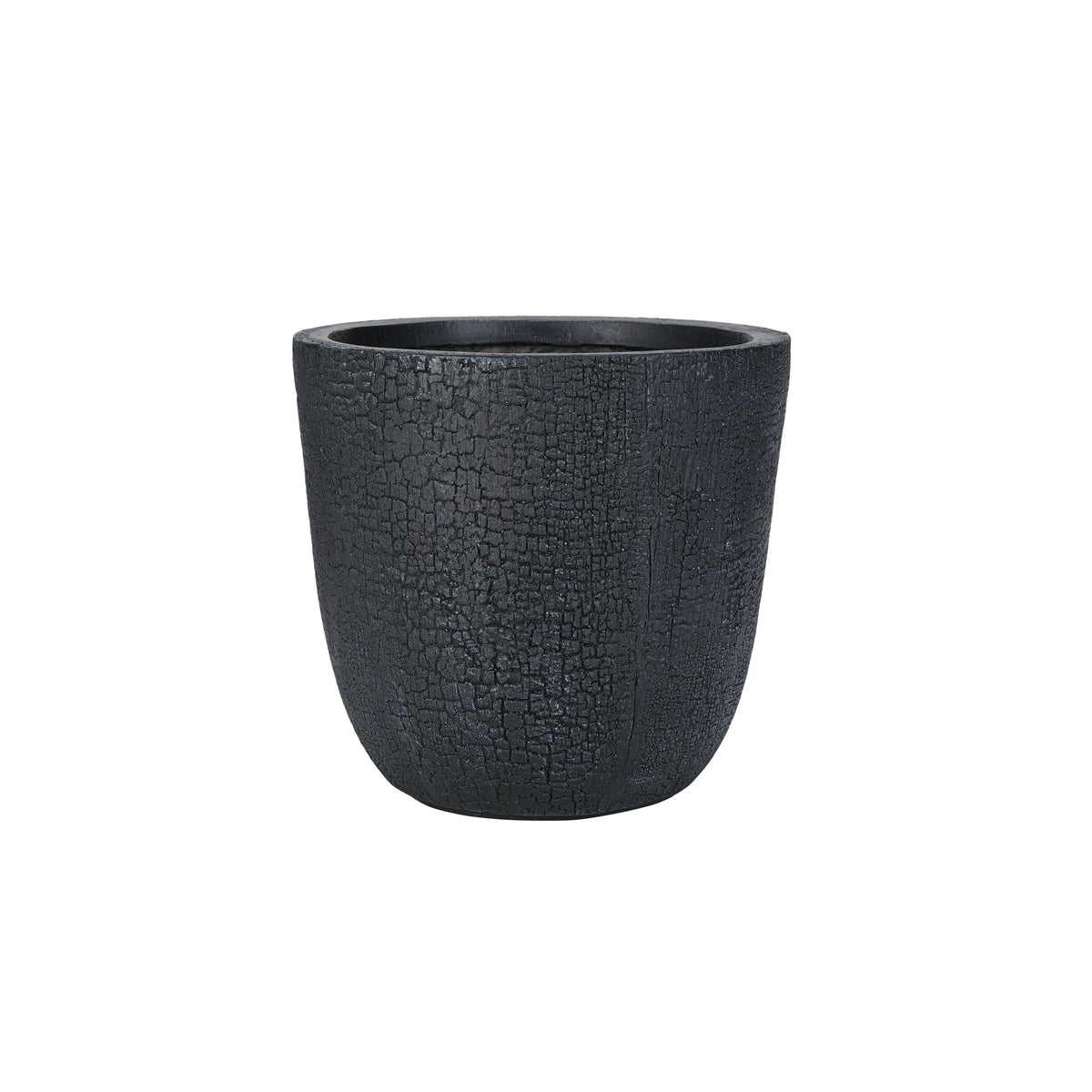 Lightweight MGO Planter Set of 3 with Crackle Texture - Neutral, photo 13 of 18