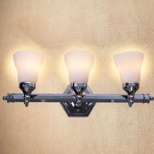 3-Light LED Vanity Fixture 24 Inch Polished Chrome by DirectDeals