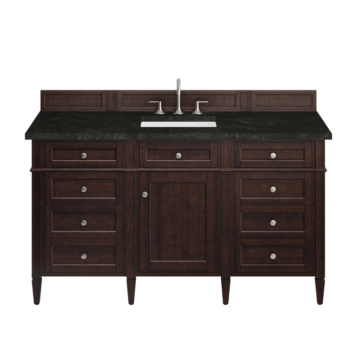 James Martin Brittany 60" Single Bathroom Vanity, Burnished Mahogany, view 38