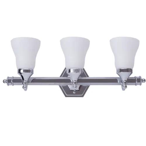 3-Light LED Vanity Fixture 24 Inch Polished Chrome by DirectDeals