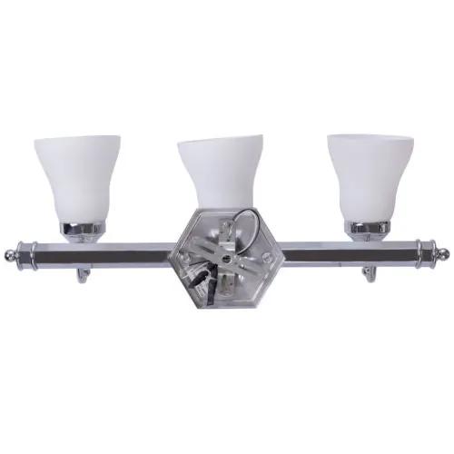 3-Light LED Vanity Fixture 24 Inch Polished Chrome by DirectDeals
