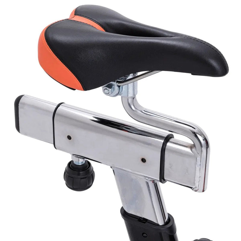 Indoor Fixed Aerobic Fitness Exercise Bicycle with Flywheel and LCD Display by DirectDeals