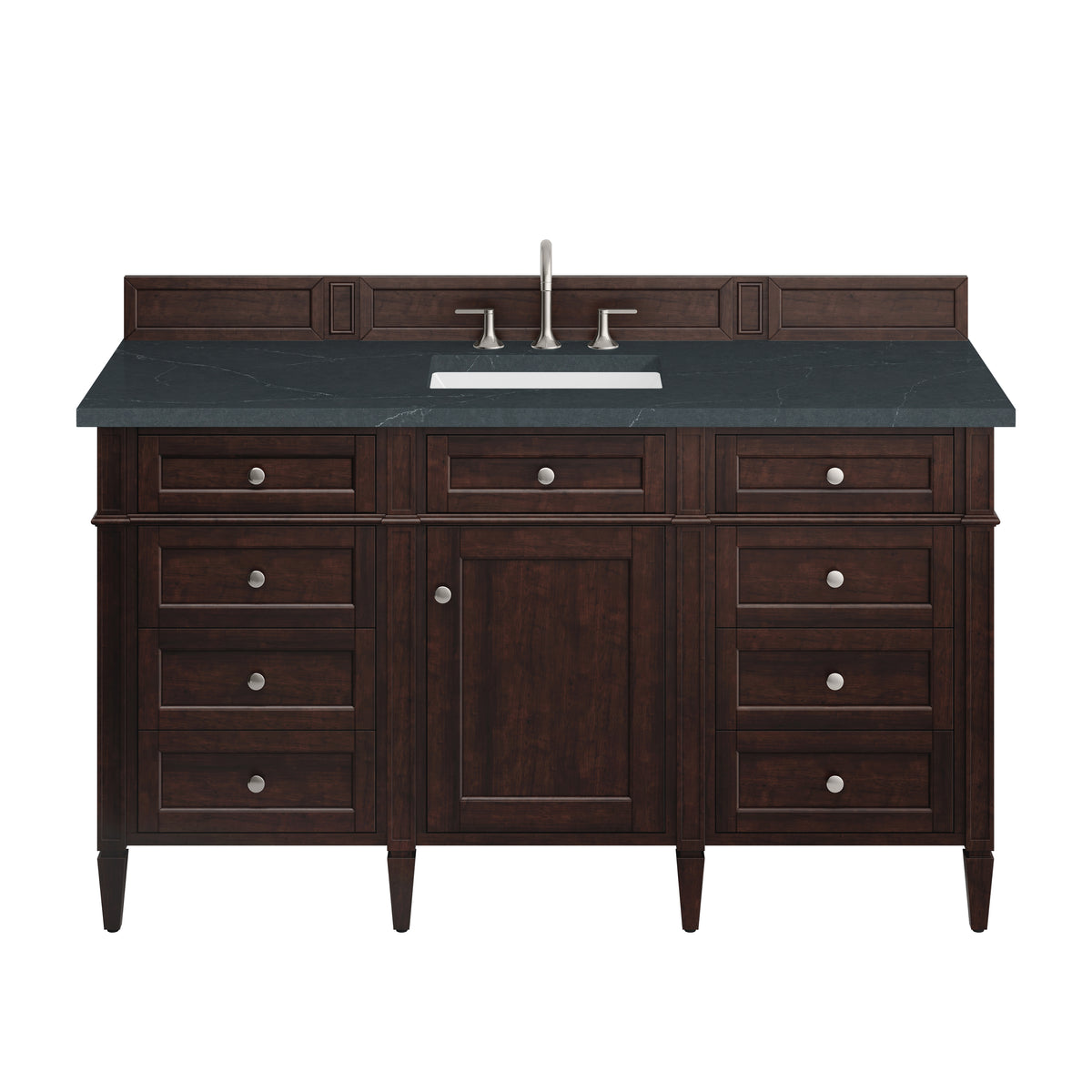 James Martin Brittany 60" Single Bathroom Vanity, Burnished Mahogany, view 26