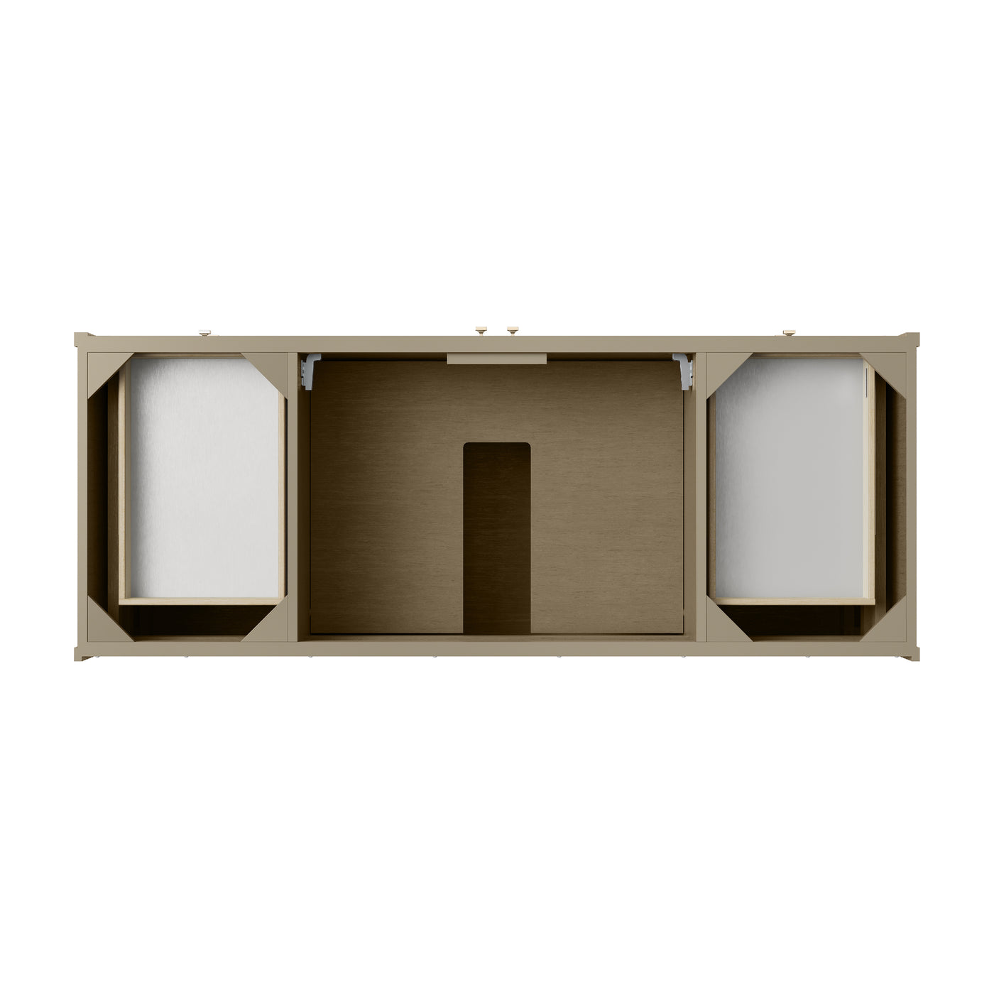 James Martin Chicago 60" Single Bathroom Vanity, Walnut Whisper by James Martin