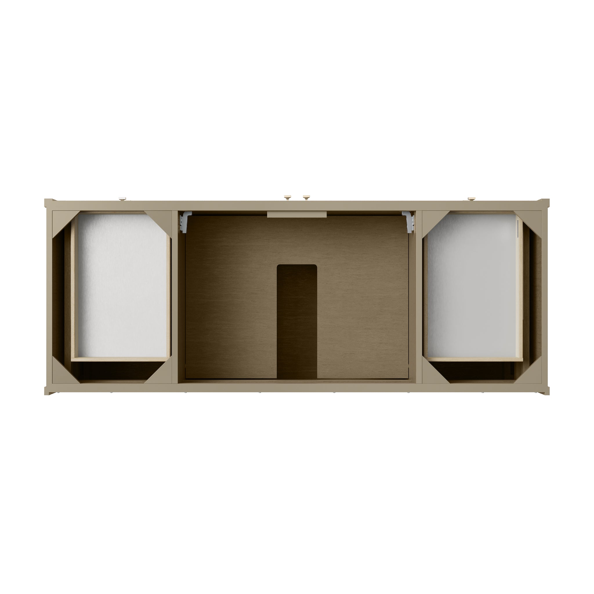 James Martin Chicago 60" Single Bathroom Vanity, Walnut Whisper by James Martin