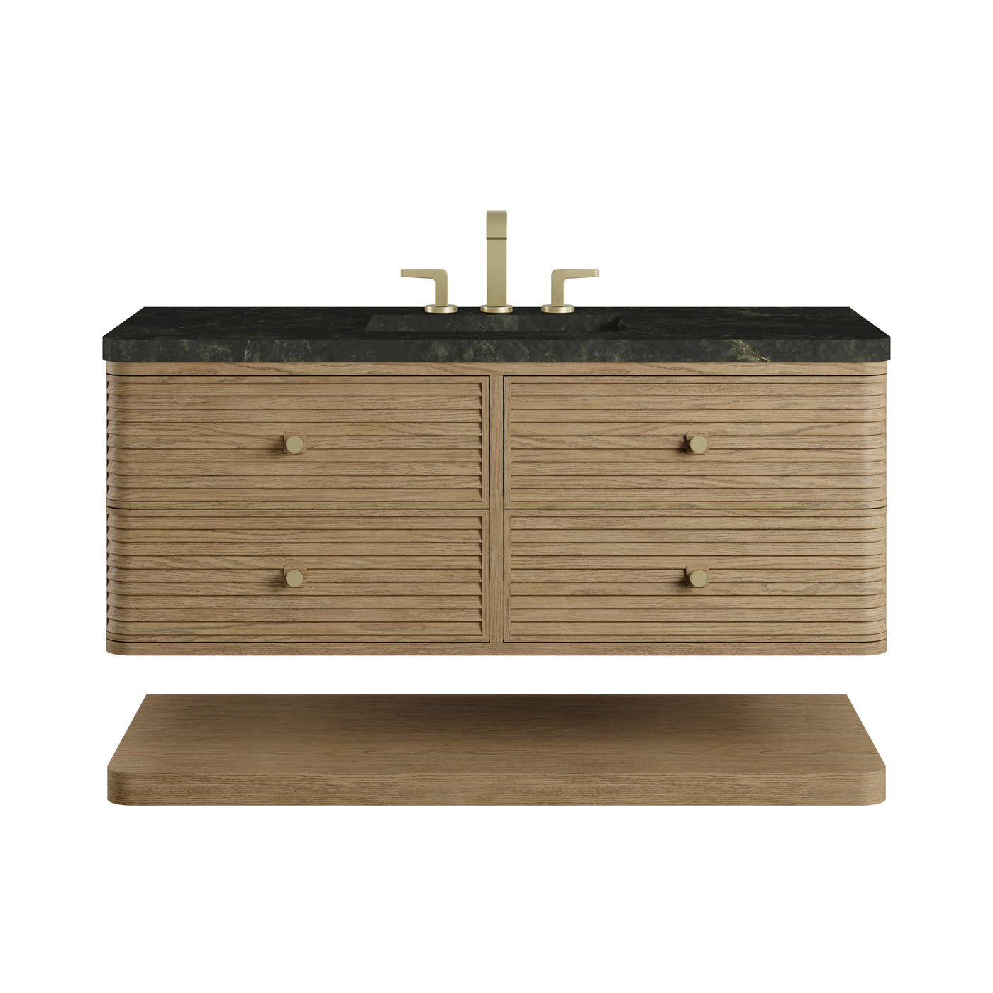 James Martin Allamari 48" Floating Single Bathroom Vanity, Dune Mist by James Martin