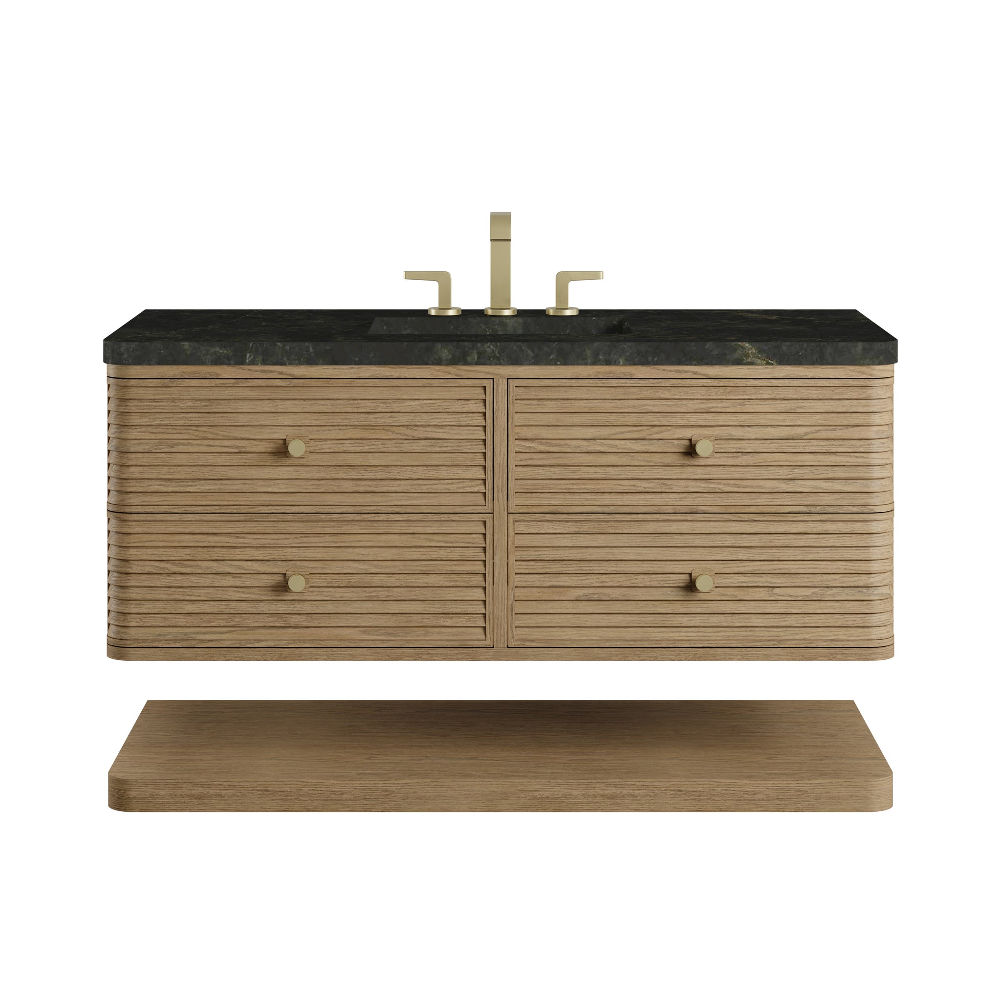 James Martin Allamari 48" Floating Single Bathroom Vanity, Dune Mist by James Martin