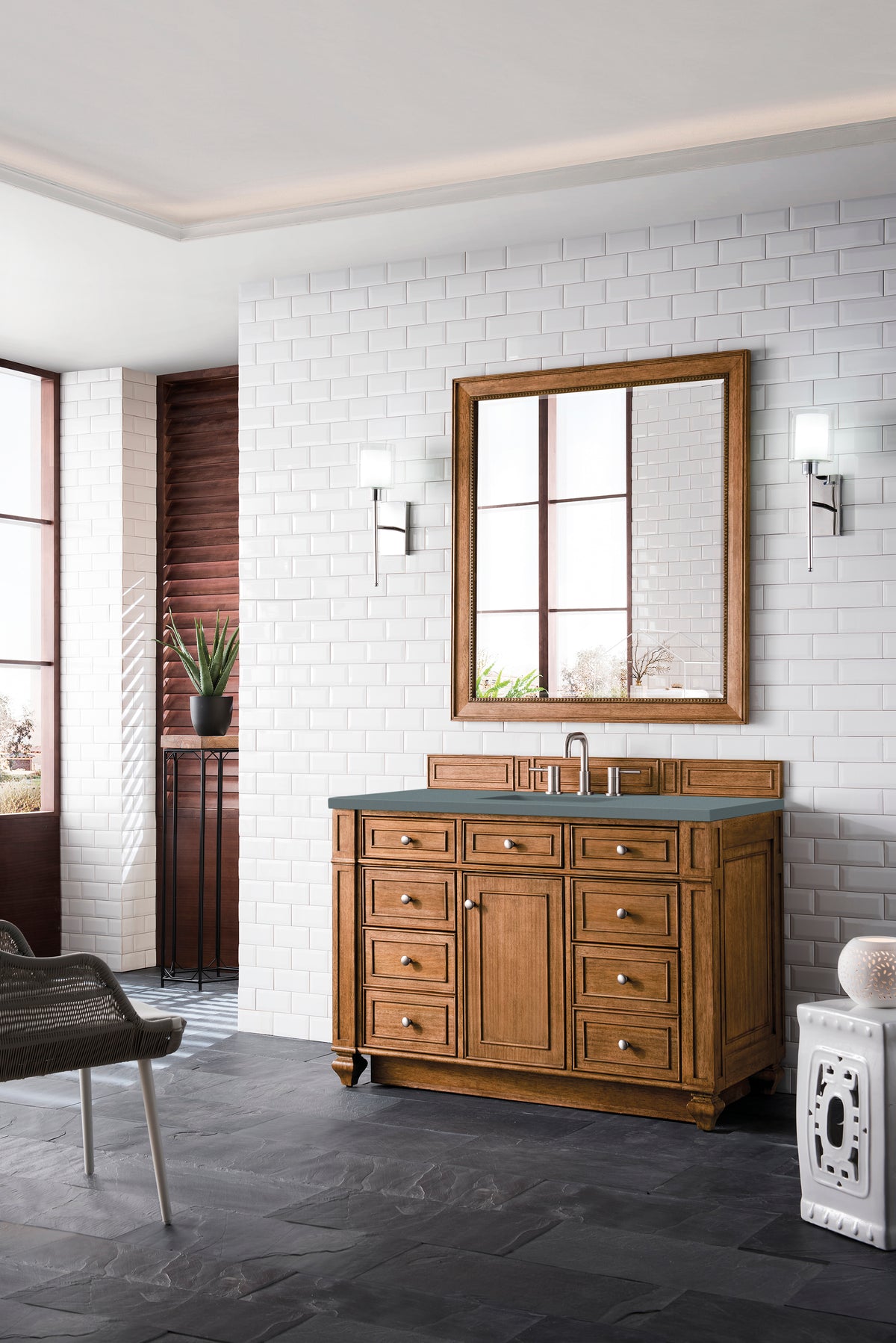 James Martin Bristol 48" Single Bathroom Vanity, Saddle Brown, view 18