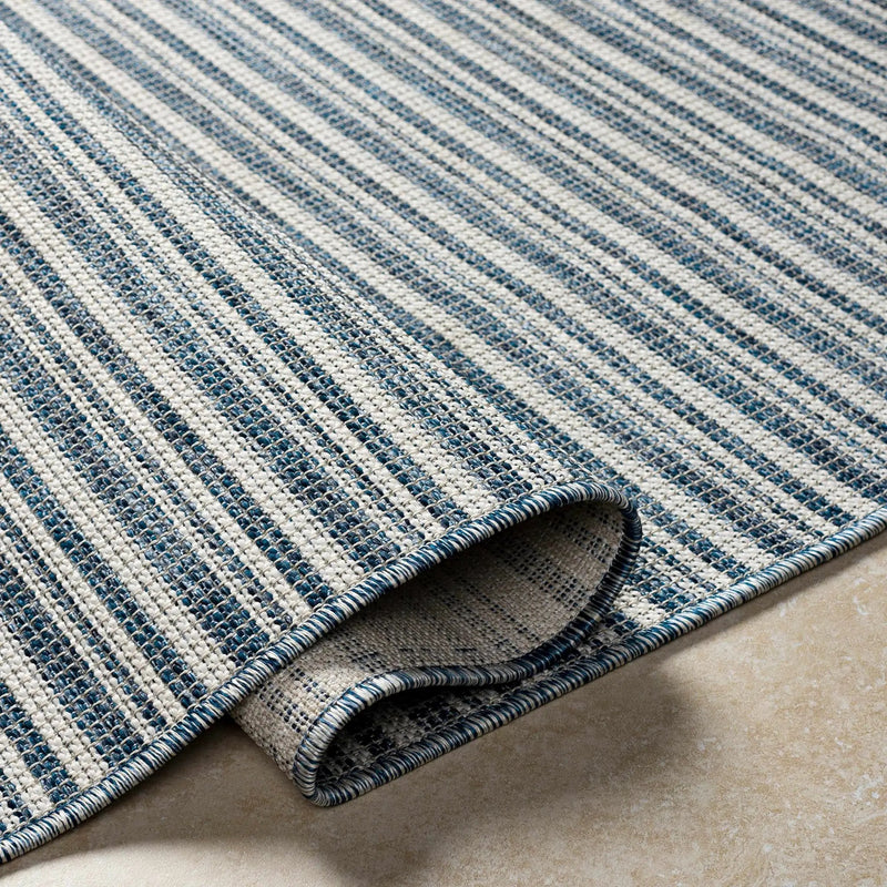 Greg Navy Outdoor Area Rug - Clearance by Boutique Rugs