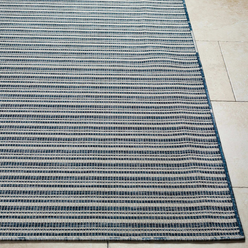 Greg Navy Outdoor Area Rug - Clearance by Boutique Rugs