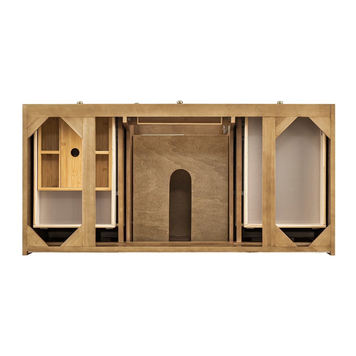 James Martin Laurent 48" Dual Mount Single Bathroom Vanity, Light Natural Oak, view 21