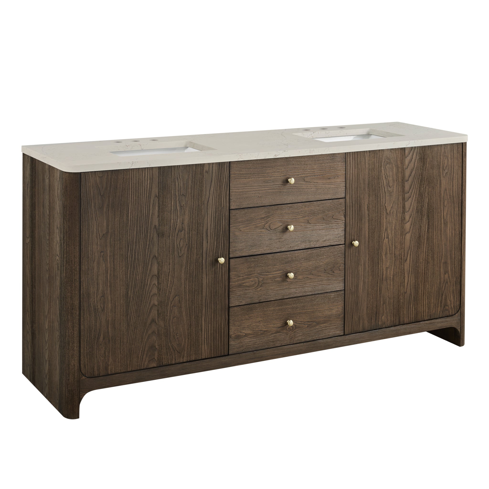 James Martin Gracyn 72" Double Bathroom Vanity, Sable, view 30