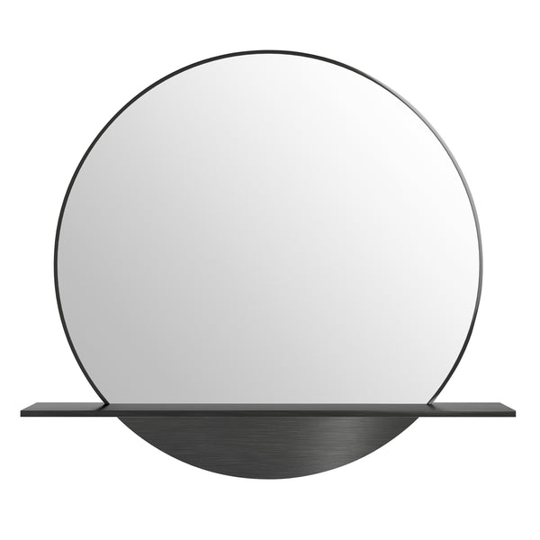 James Martin Platform 24" Mirror, Modern Iron
