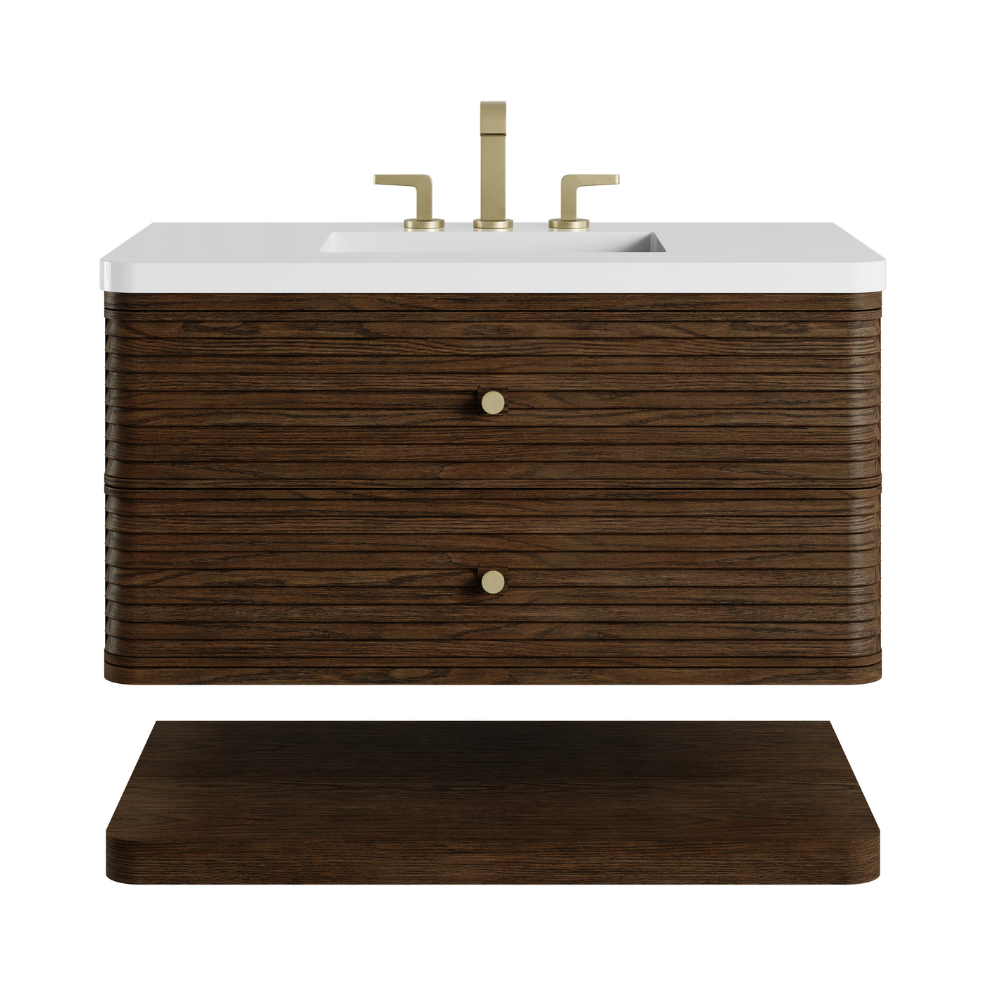 James Martin Allamari 36" Floating Single Bathroom Vanity, Sable by James Martin