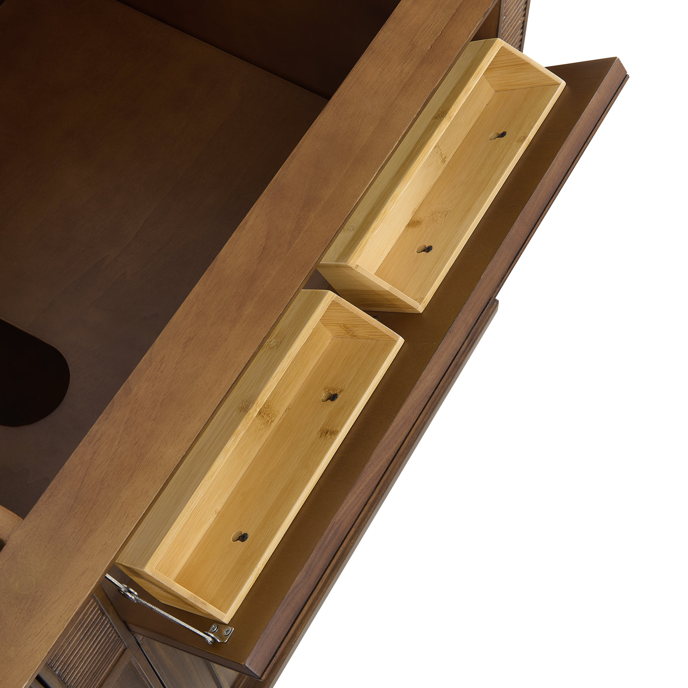 James Martin Lorelai 72" Double Bathroom Vanity, Mid-Century Walnut by James Martin
