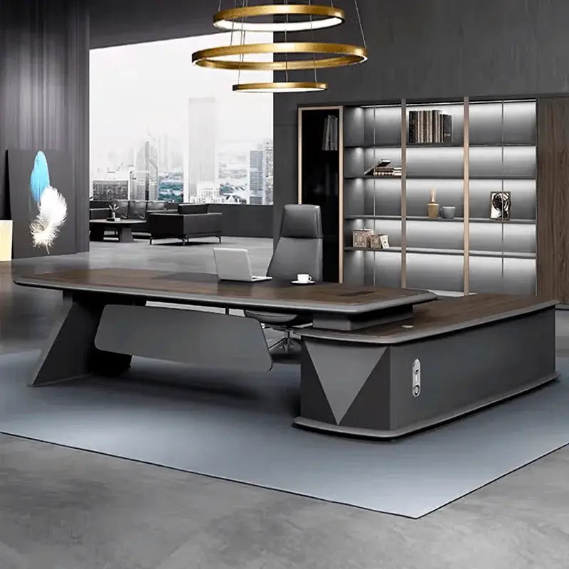 Alwin · Modern L-Shaped Executive Desk by Arc Grove