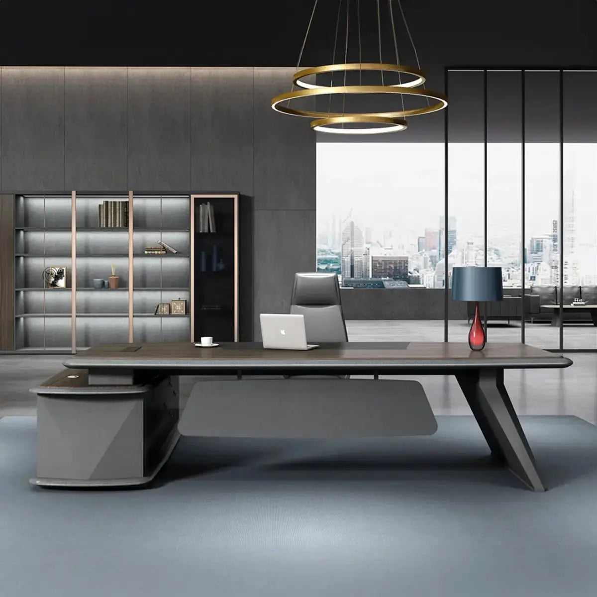 Alwin · Modern L-Shaped Executive Desk by Arc Grove