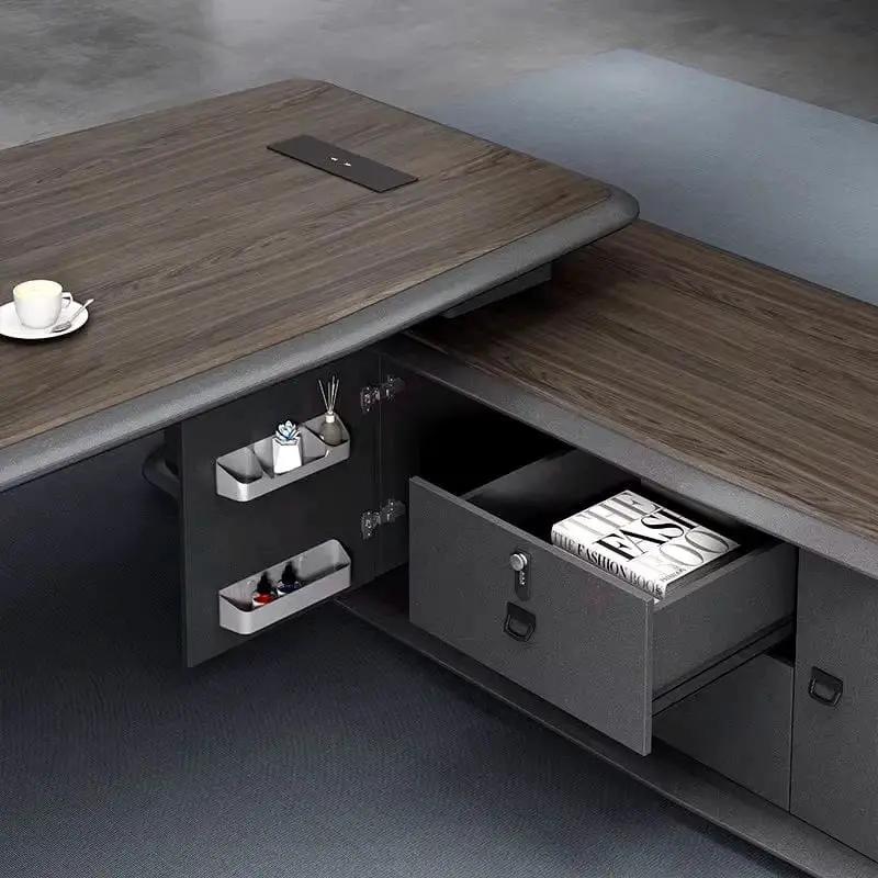 Alwin · Modern L-Shaped Executive Desk by Arc Grove