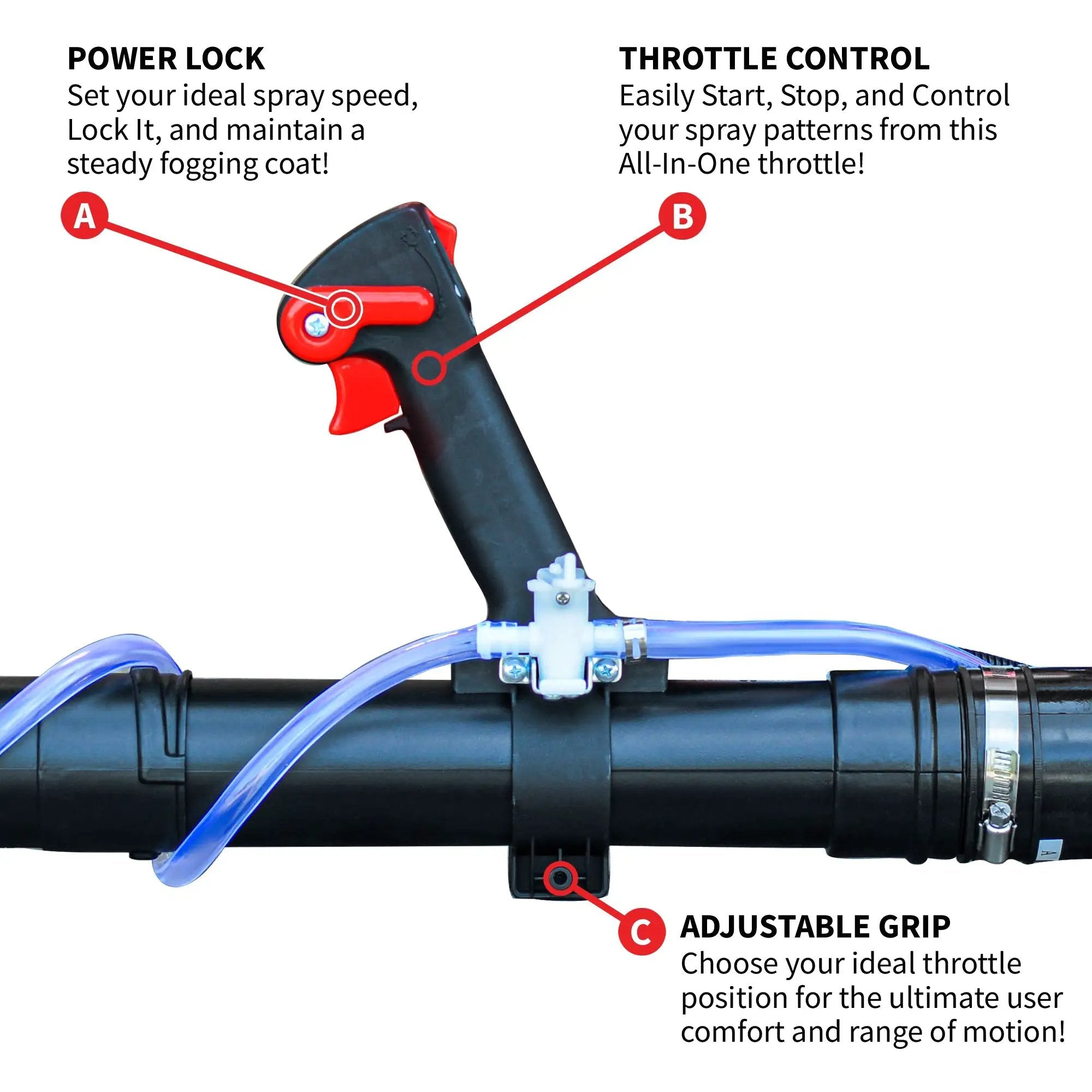 3.7 Gal Turbo Boosted Backpack Mosquito Fogger Leaf Blower for Pest Control by Tomahawk Power