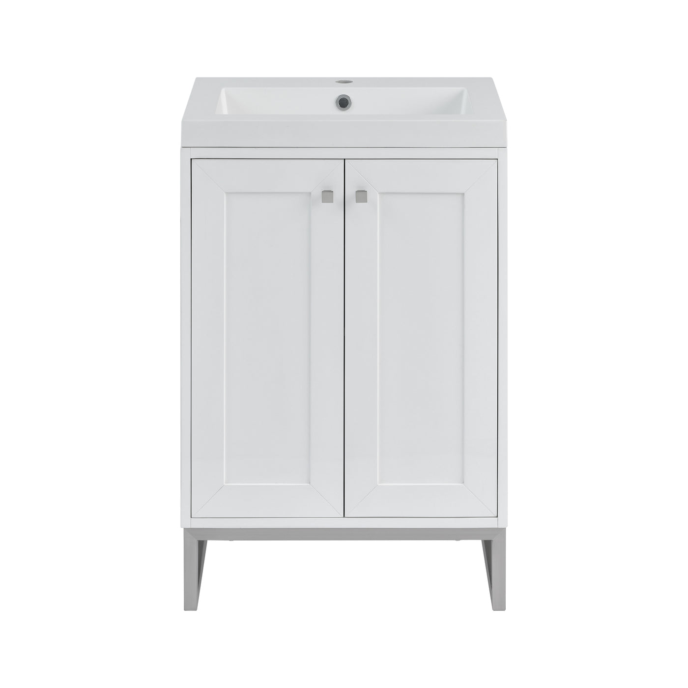 James Martin Chianti 24" Single Bathroom Vanity, Glossy White by James Martin